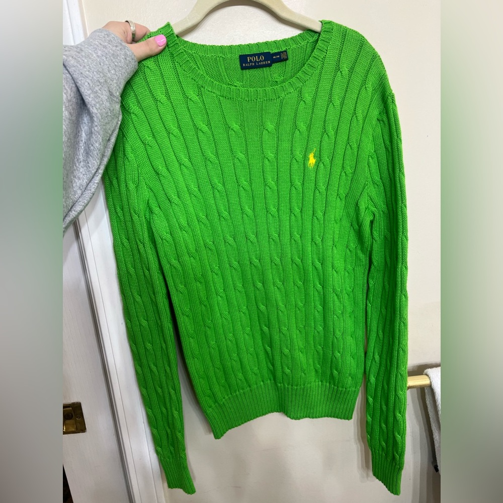 Kelly Green Ralph Lauren Polo Sweater
